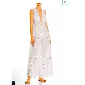 Ramy brook luiza maxi swim coverup with tags on size: Large